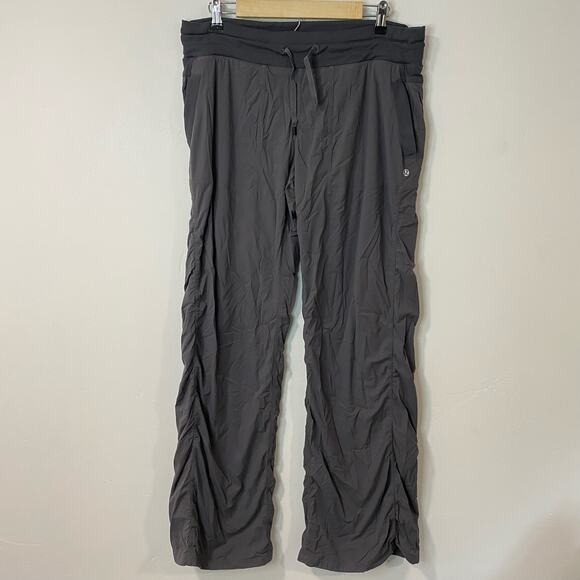 lululemon athletica Pants - Lululemon Women's Pants Studio Wide Leg Lined Dance Grey Y2K Leisure Lounge